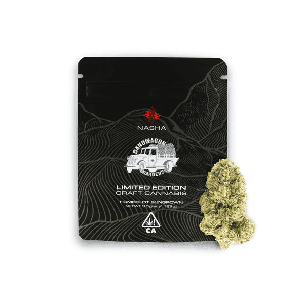 Nasha Flower Bandwagon Gardens 3.5g Hybrid Velvet Lushers