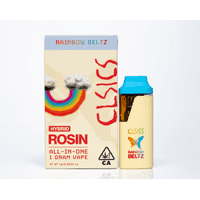 CLSICS Live Rosin All-In-One Cartridge 1g Hybrid Rainbow Beltz