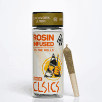CLSICS Rosin Preroll 5pk .5g Sativa Clockwork Lemon
