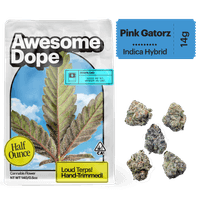 Awesome Dope Smalls Flower 14g Indica Hybrid Pink Gatorz