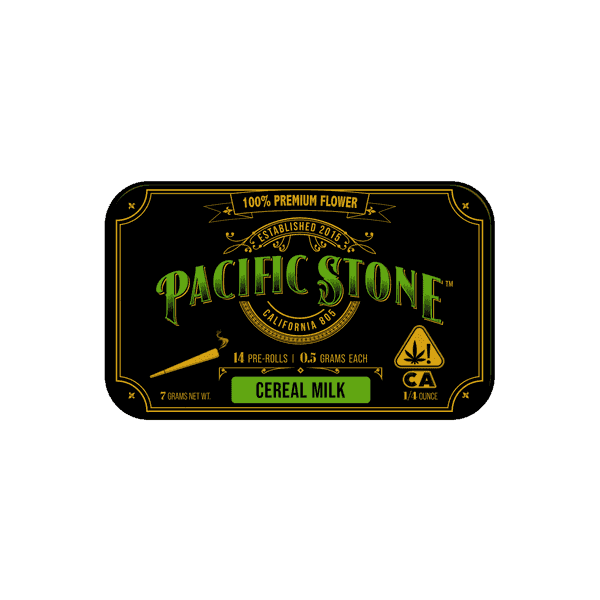 Pacific Stone Preroll 0.5g Hybrid Cereal Milk 14-Pack 7.0g