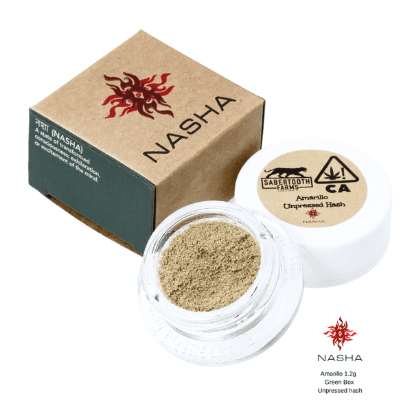 Nasha Green Unpressed 1.2g Hybrid Amarillo
