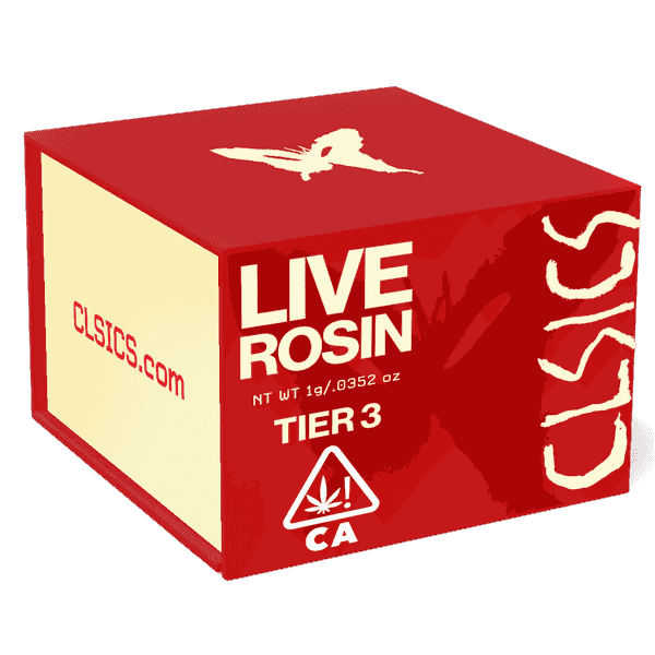 CLSICS Tier 3 Live Rosin 1g Indica ATF