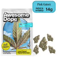 Awesome Dope Smalls Flower 14g Indica Hybrid Pink Gatorz