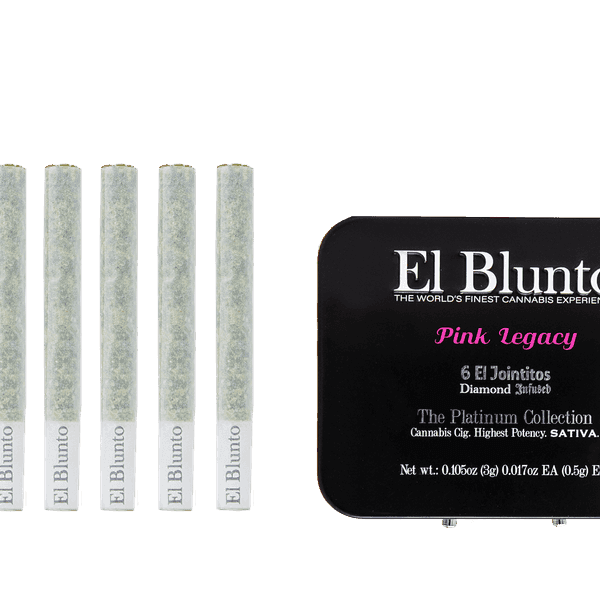 El Blunto Diamond Jointito .5g Sativa Pink Legacy 6pk 3g 16ct