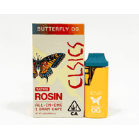 CLSICS Live Rosin All-In-One Cartridge 1g Sativa Butterfly OG