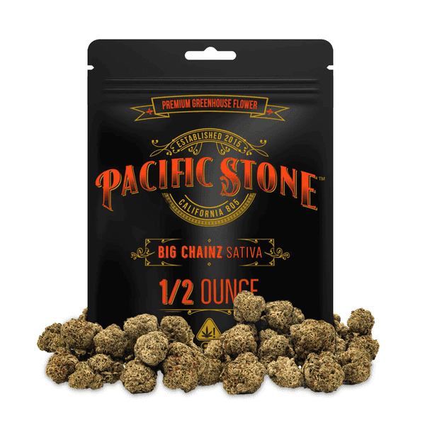 Pacific Stone Flower 14.0g Pouch Sativa Big Chainz (8ct)