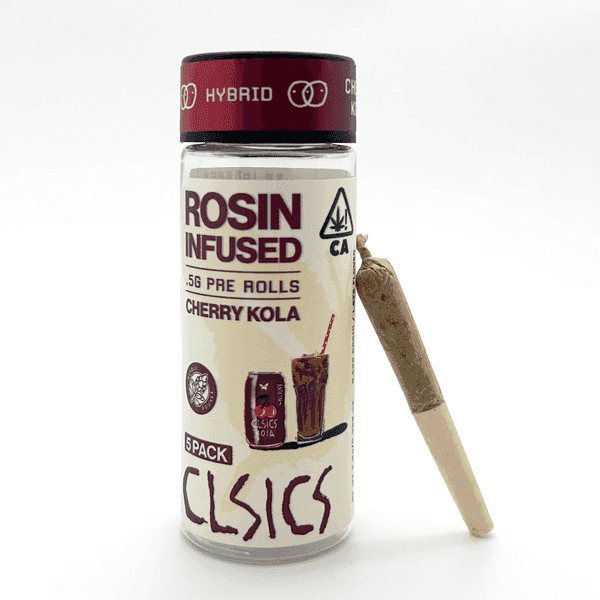 CLSICS Rosin Preroll 5pk .5g Hybrid Cherry Kola