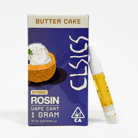 CLSICS Live Rosin Cartridge 1g Hybrid Butter Cake