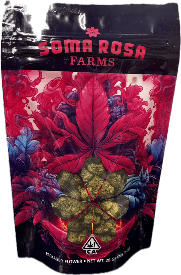 Soma Rosa Flower 28g Indica Glitter Bomb