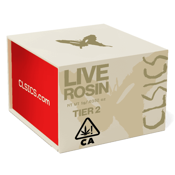 CLSICS Tier 2 Live Rosin 1g Hybrid GovernMint Oasis