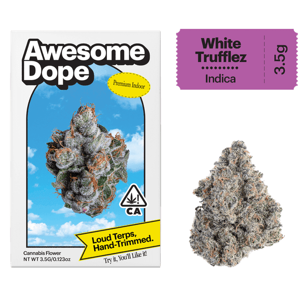 Awesome Dope Indoor Flower 3.5g Indica White Trufflez