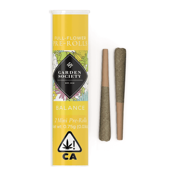 Garden Society Pre-Roll 0.375g Hybrid Kush Mints 2pk 0.75g