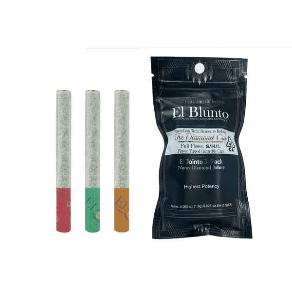 El Blunto FlavorCore Diamond Jointo .6g The Diamond Cut Variety 3pk 1.8g