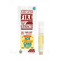 Arcata Fire 100% Cured Resin Cartridge 1g Indica Ice Cream Cake