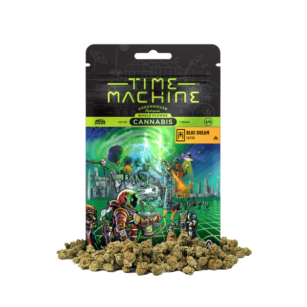 Time Machine Flower 7g Sativa Blue Dream