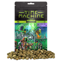 Time Machine Flower 28g Indica Garlic OZ 4ct