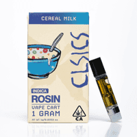 CLSICS Live Rosin Cartridge 1g Indica Cereal Milk