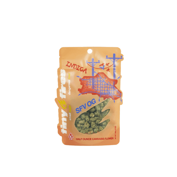 Tiny Fires Flower 14g Indica SFV OG