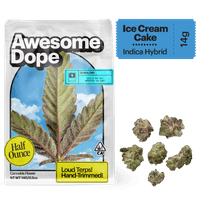 Awesome Dope Smalls Flower 14g Indica Hybrid Ice Cream Cake