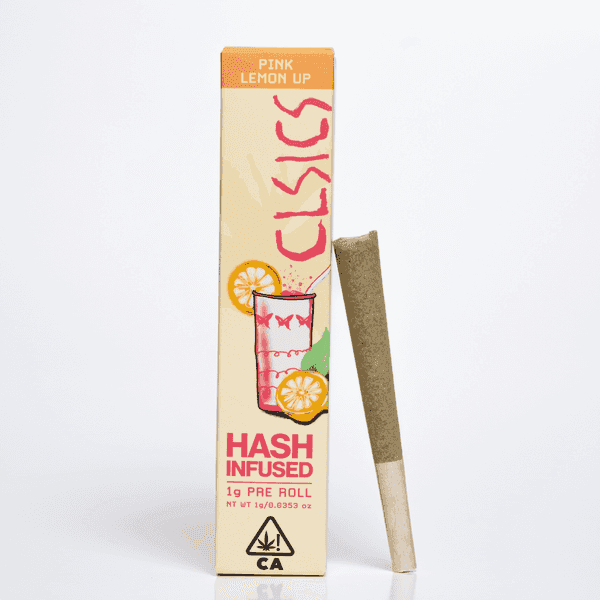 CLSICS Hash Preroll 1g Hybrid Pink Lemon Up