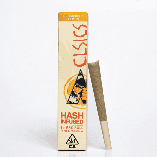 CLSICS xT Hash Preroll 1g Sativa Clockwork Lemon