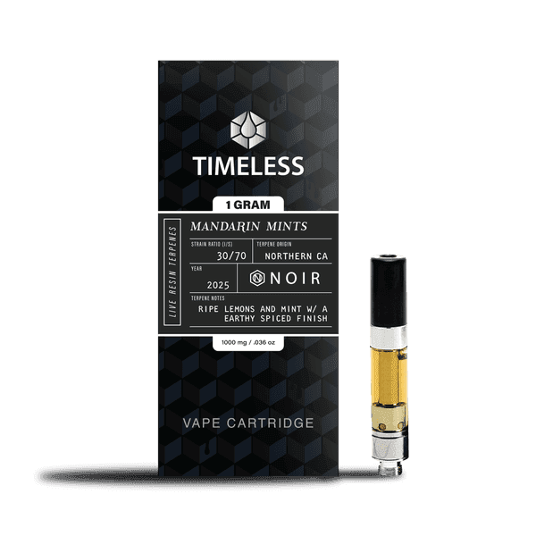 Timeless Cartridge Noir 1g Mandarin Mints