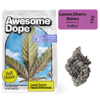 Awesome Dope Flower 14g Indica Lemon Cherry Gatorz