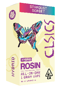 CLSICS Live Rosin All-In-One Cartridge 1g Hybrid Stardust Sorbet
