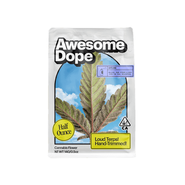 Awesome Dope Smalls Flower 14g Indica Peanut Butter Glue