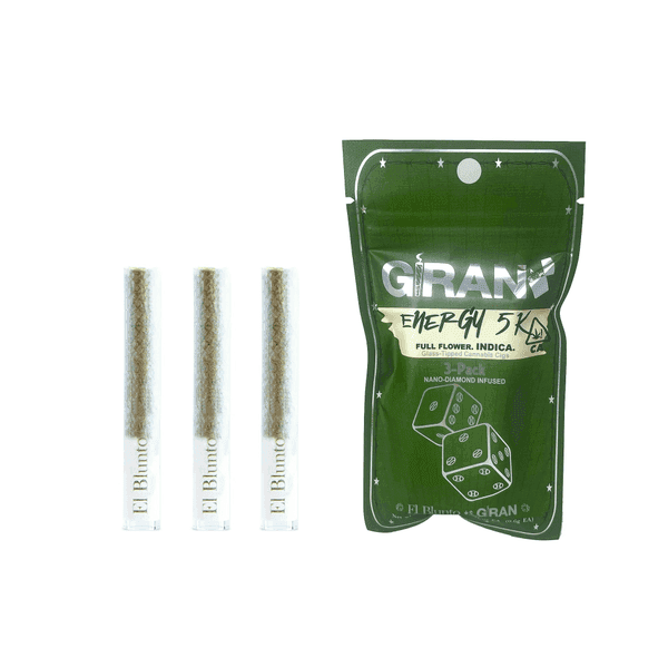 El Blunto Diamond Jointo x Giran .6g Indica Energy 5K 3pk 1.8g