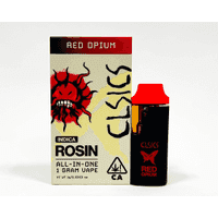 CLSICS Live Rosin All-In-One Cartridge 1g Indica Red Opium