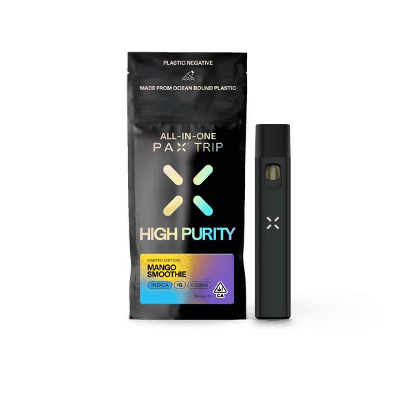 PAX Trip All-In-One High Purity THC 1g Indica Mango Smoothie