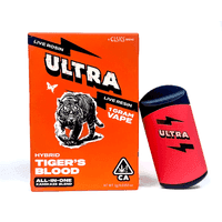 Ultra Live Rosin and Live Resin All-In-One Cartridge 1g Hybrid Tiger's Blood