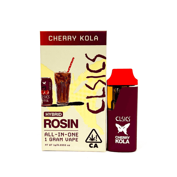 CLSICS Live Rosin All-In-One Cartridge 1g Hybrid Cherry Kola
