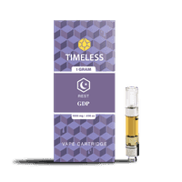 Timeless Cartridge Rest 1g Indica Grand Daddy Purp