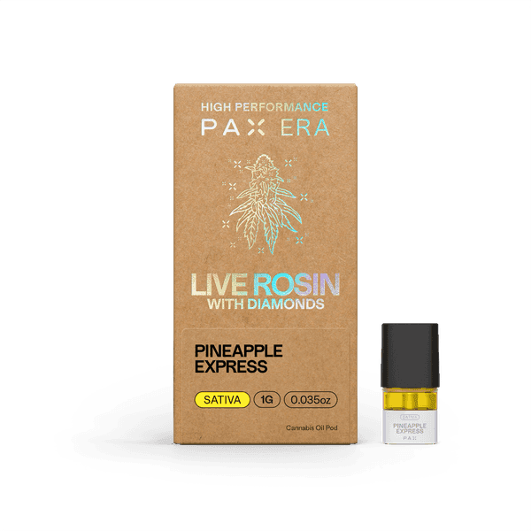 PAX Trip All-In-One Live Rosin with Diamonds 1g Sativa Pineapple Express