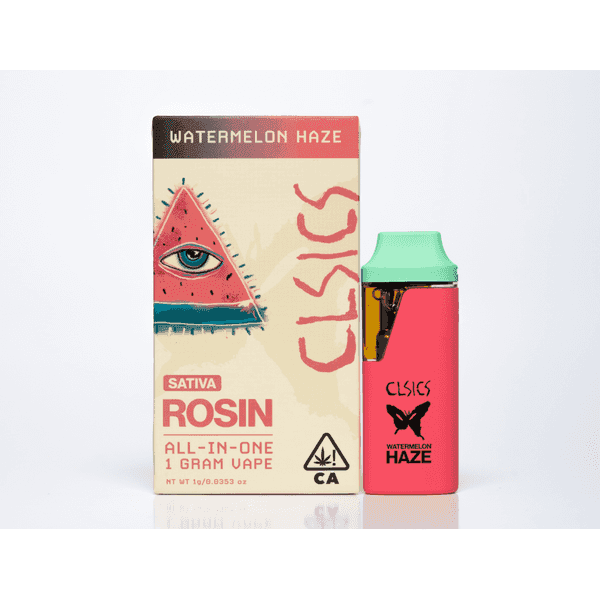 CLSICS Live Rosin All-In-One Cartridge 1g Sativa Watermelon Haze