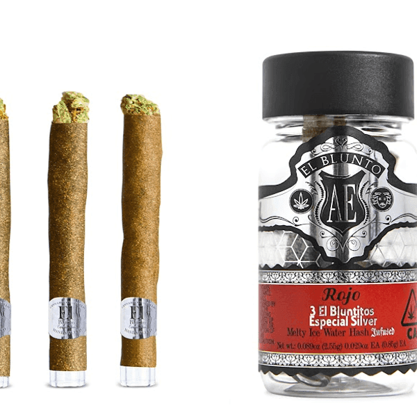 El Blunto Especial Silver Hash Bluntito .85g Hybrid Rojo 3pk 2.55g