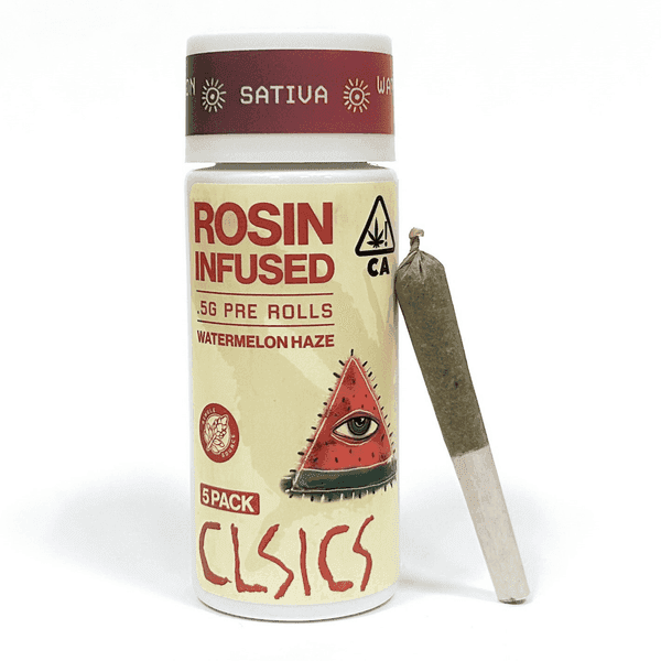 CLSICS Rosin Preroll 5pk .5g Sativa Watermelon Haze