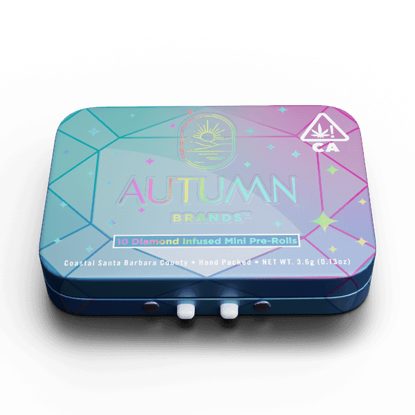 Autumn Brands Diamond Infused Mini Preroll 10pk Indica Purple Push Pop