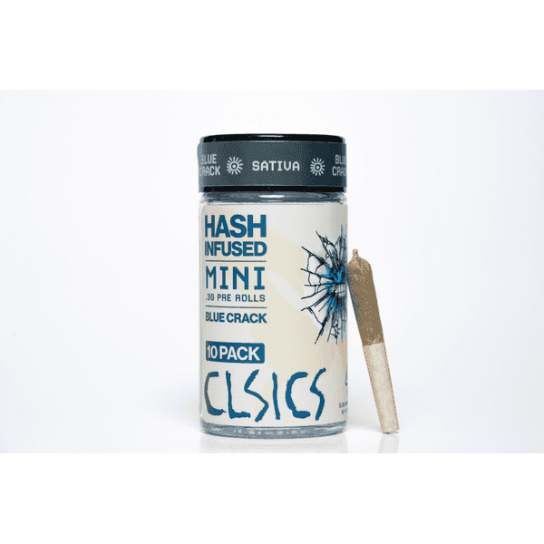 CLSICS Hash Preroll 10pk Sativa Blue Crack