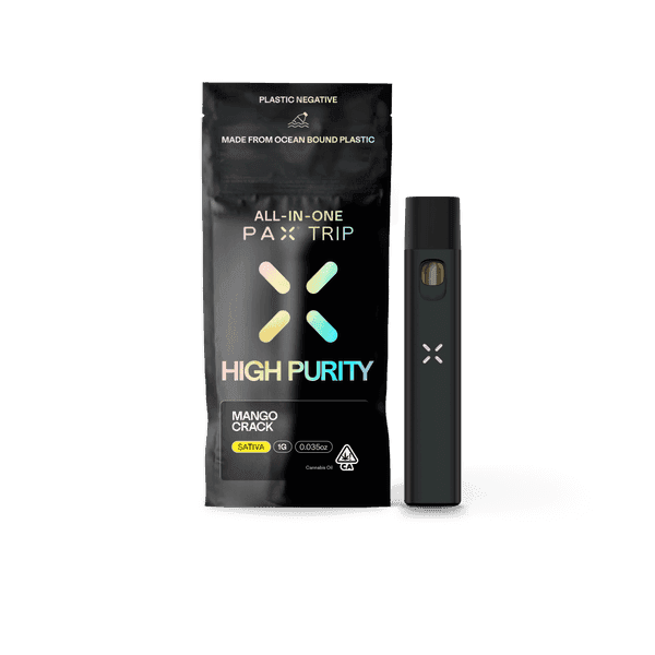PAX Trip All-In-One High Purity THC 1g Sativa Mango Crack