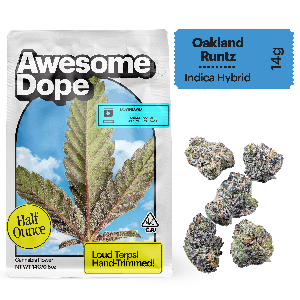 Awesome Dope Smalls Flower 14g Indica Hybrid Oakland Runtz