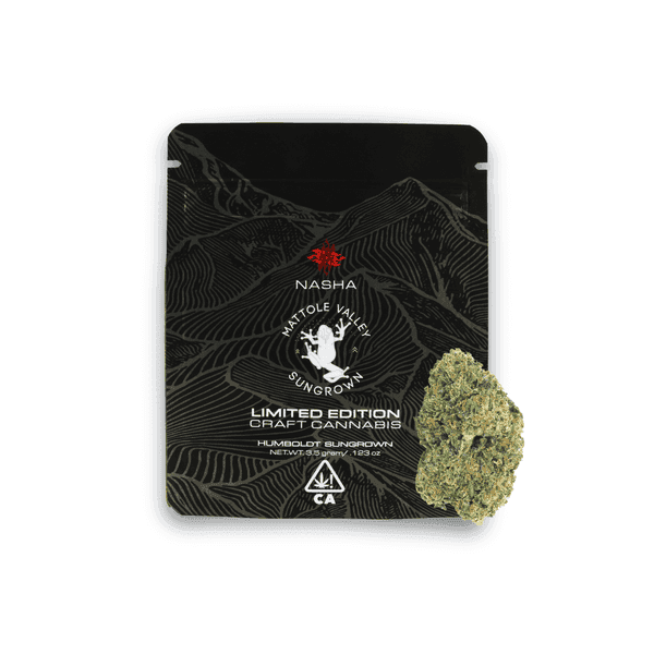 Nasha Flower Mattole Valley Sungrown Indica 3.5g OG x Skunk1