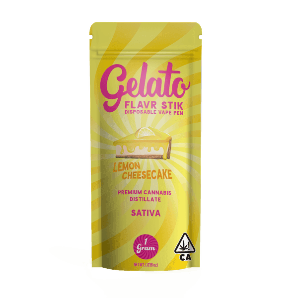 Gelato Flavors All-In-One 1g Sativa Lemon Cheesecake 10pk