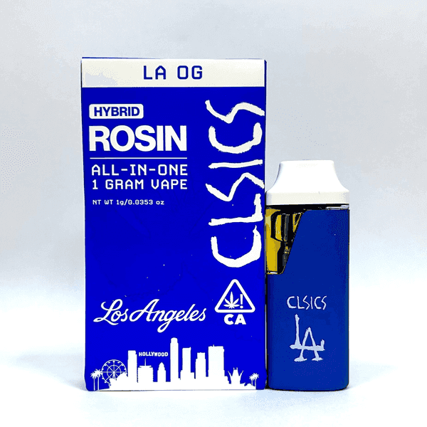 CLSICS Live Rosin All-In-One Cartridge 1g Hybrid LA OG