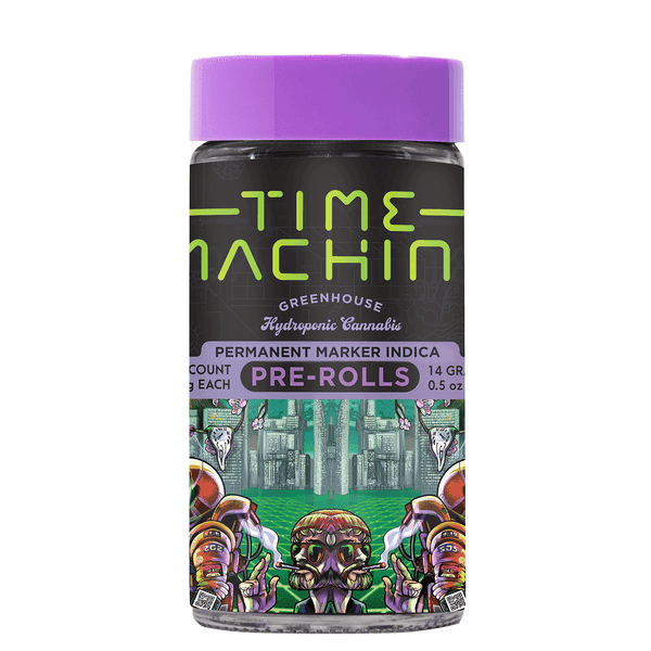 Time Machine Preroll 28pk Indica Permanent Marker