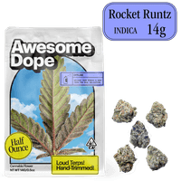 Awesome Dope Smalls Flower 14g Indica Rocket Runtz