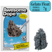 Awesome Dope Indoor Flower 7g Indica Hybrid Gelato Float